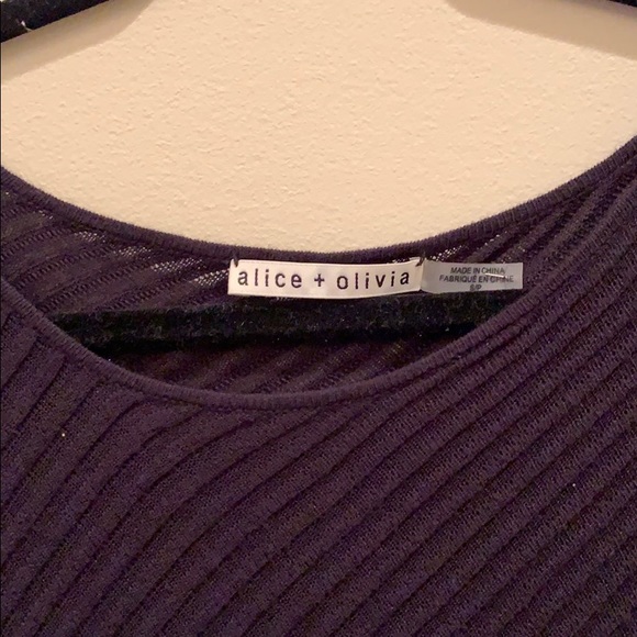 Alice + Olivia Black Knit Sweater - Picture 2 of 5